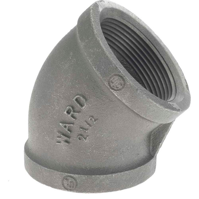 Anvil 0310024609 Black 45 ° Elbow: 2-1/2", 150 psi, Threaded