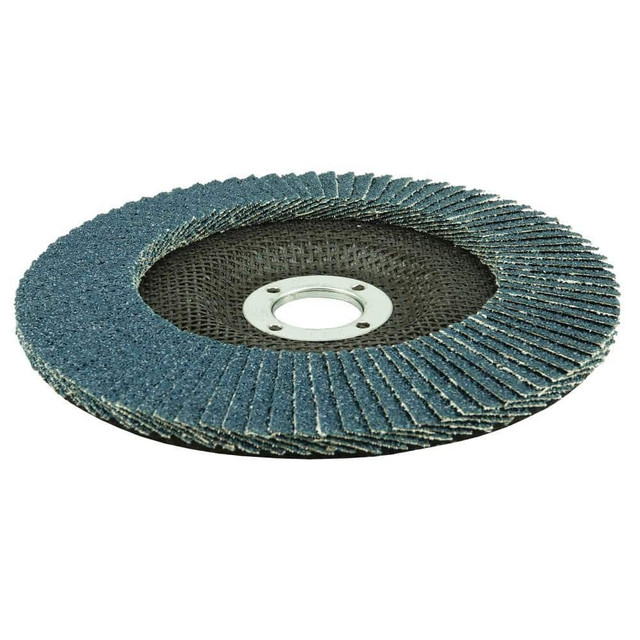 Weiler 31447 Flap Disc: 7/8" Hole, 40 Grit, Zirconia Alumina, Type 29