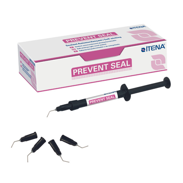 Itena North America  PVSEAL Prevent Seal Self-Etching Sealant, 1 x 1.2ml Syringe, 10 X-Fine Needle Tips (25g)