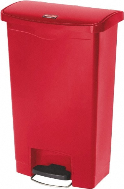 Rubbermaid 1883566 13 Gal Rectangle Unlabeled Trash Can