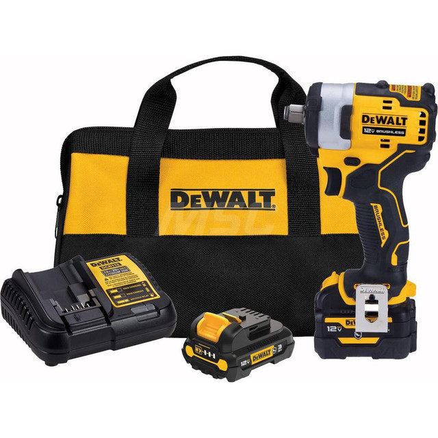 DeWALT DCF901GJ1G1 Cordless Impact Wrench: 12V, 1/2" Drive, 2,800 RPM