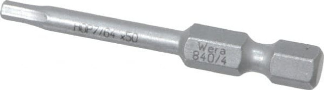 Wera 05135093001 Power Screwdriver Bit: 7/64" Hex Drive