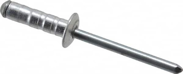 RivetKing. /ABS63-67MG/RT/ Blind Rivet: Size 63-67, Dome Head, Aluminum Body, Steel Mandrel