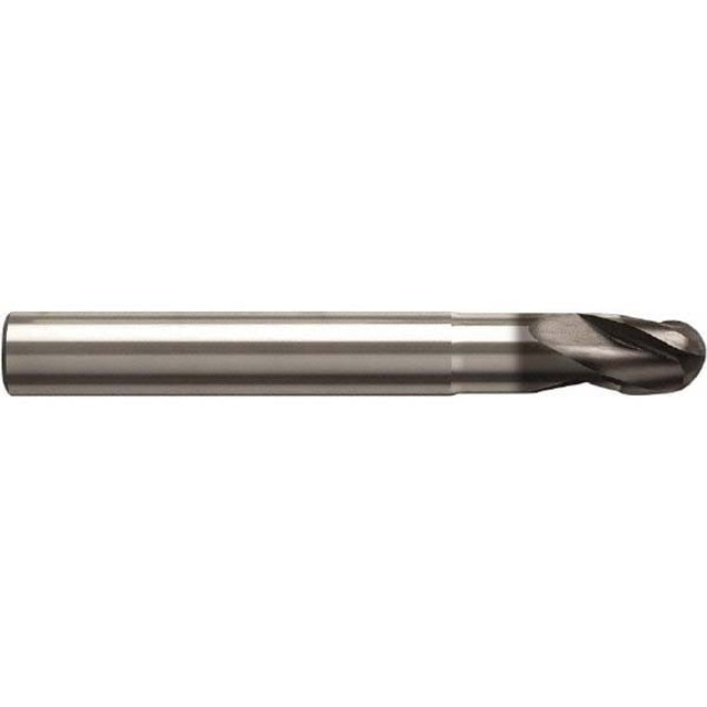 Seco 02928304 Ball End Mill: 0.6299" Dia, 0.6299" LOC, 3 Flute, Solid Carbide