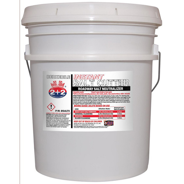 Berkebile BSALT-5 Cleaner: 5 gal, Pail