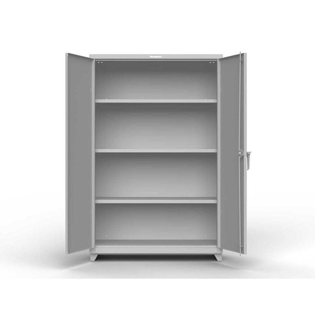 Strong Hold 56-245-L Locking Steel Storage Cabinet: 60" Wide, 24" Deep, 75" High
