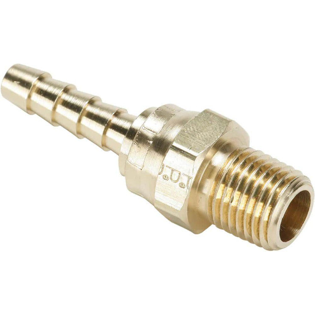 Parker 125HBLSV-8-8 Barbed Hose Fitting: 1/2" x 1/2" ID Hose, Male Connector