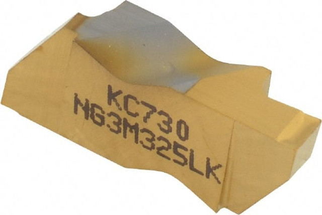 Kennametal 1114330 Grooving Insert: NG3M325K KC730, Solid Carbide