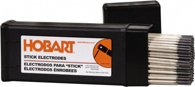 Hobart Welding Products 770475 Stick Welding Electrode: 1/8" Dia, 14" Long, Mild Steel