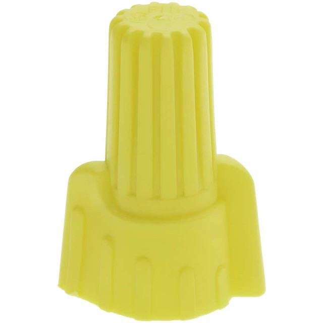 NSI Industries WWC-Y-B Twist On Wire Connectors; Minimum Compatible Wire Size: 18AWG ; Maximum Compatible Wire Size: 10AWG ; Voltage: 600V ; Voltage: 600.00 ; Color: Yellow ; Color: Yellow