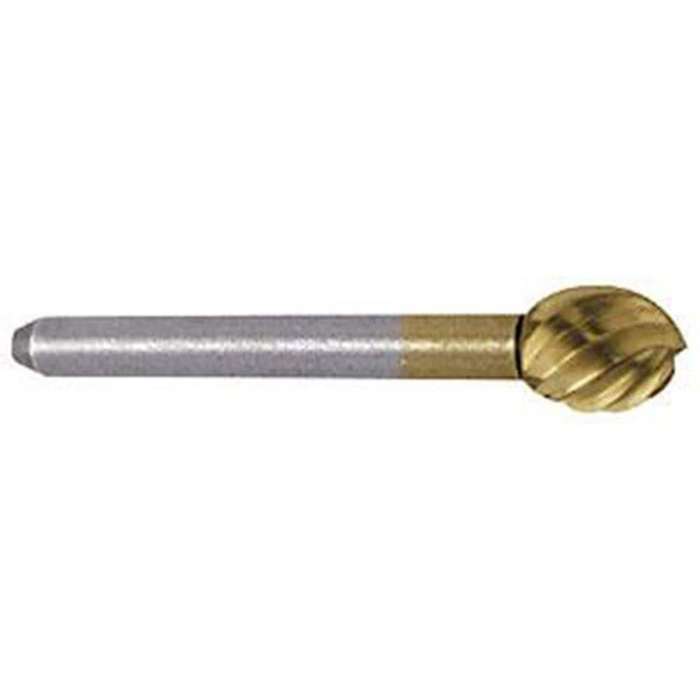 Gyros Precision Tools 45-20141 Abrasive Bur: 1/4" Cut Dia, Oval, Single Cut