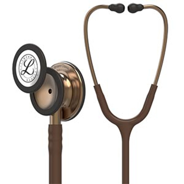 Solventum Corporation  5809 Stethoscope, Copper-Finish Chestpiece, Chocolate Tube, 27" (Continental US+HI Only) (Littmann items are only available for sale online by distributors authorized by 3M Littmann)