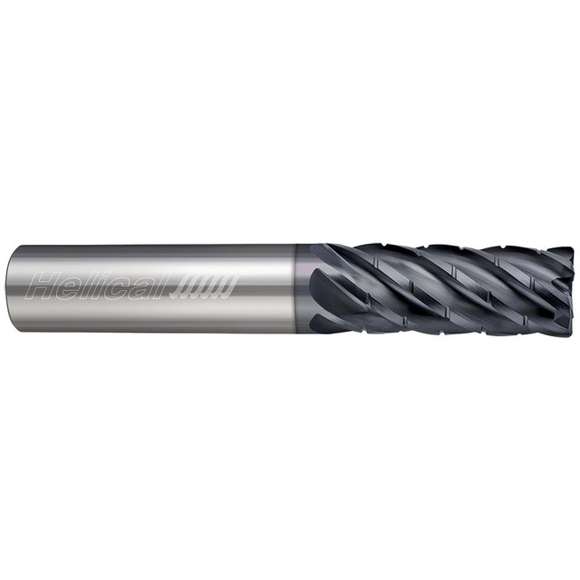 Helical Solutions 82405 Corner Radius End Mill: 1/8" Dia, 1/2" LOC, 0.01" Radius, 3 Flutes, Solid Carbide