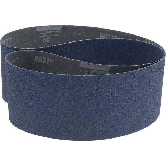 Norton 78072727518 Abrasive Belt: 4" Wide, 54" Long, 60 Grit, Zirconia Alumina