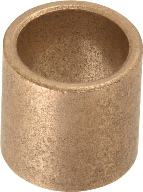 Boston Gear 34722 Sleeve Bearing: 1/2" ID, 5/8" OD, 5/8" OAL, Oil Impregnated Bronze