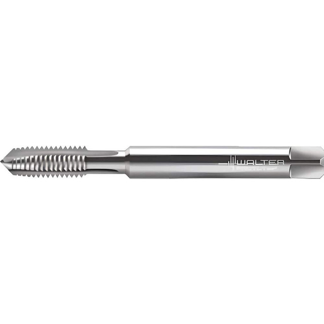 Walter-Prototyp 5077256 Spiral Point Tap: MF8x0.75 Metric Fine, 3 Flutes, Plug Chamfer, 6H Class of Fit, High-Speed Steel-E-PM, Bright/Uncoated