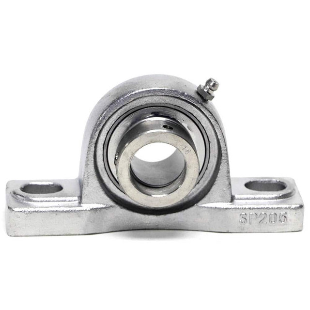 Shuster 08102148 SNASP207-22, 1-3/8" ID, 167mm OAL x 93mm OAH49.8mm Wide, Ball Bearing Pillow Block