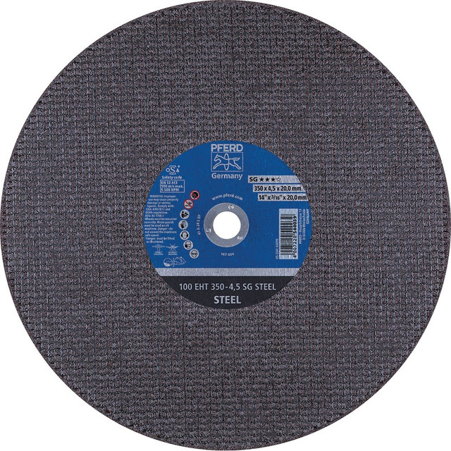 PFERD 61329520 Cut-Off Wheel:  Type 1 (01/41),  14" Dia,  Aluminum Oxide