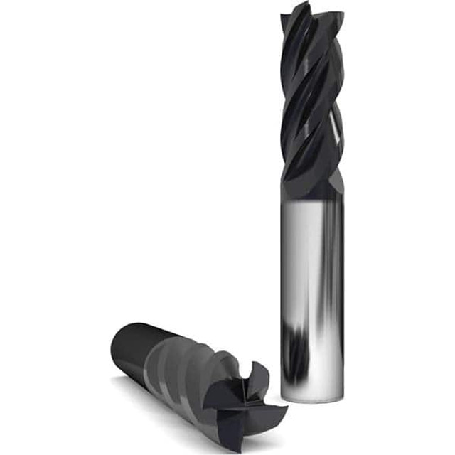 GWS 310621 Square End Mill: 1-1/4" Dia, 1-1/2" LOC, 4 Flutes, Solid Carbide