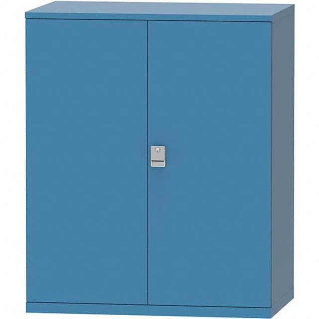 LISTA MWDHD1350-BB Double Hinged Door Storage Cabinet: 47" Wide, 29-1/2" Deep