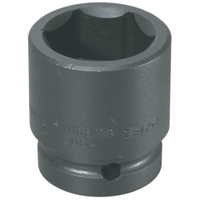 Williams JHW7-6148 Impact Sockets; Socket Size (Decimal Inch): 4.625 ; Number Of Points: 6 ; Drive Style: Square ; Overall Length (mm): 146.0mm ; Material: Steel ; Finish: Black Oxide