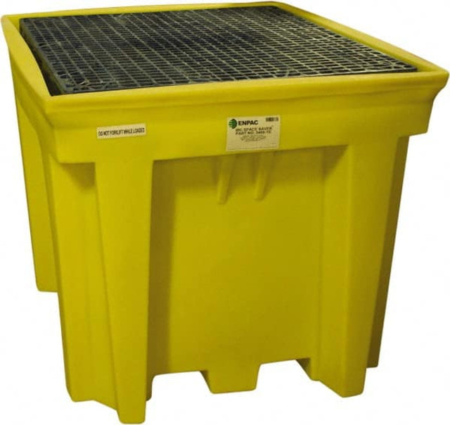 Enpac 5460-YE IBC Deck: 330 gal, Plastic, 57" Long, 57" Wide, 48" High