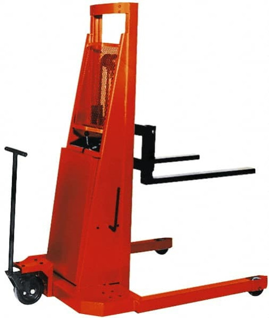 Presto Lifts PST2127-50 2,000 Lb Capacity, 127" Lift Height, Battery Operated Pallet Straddle Stacker