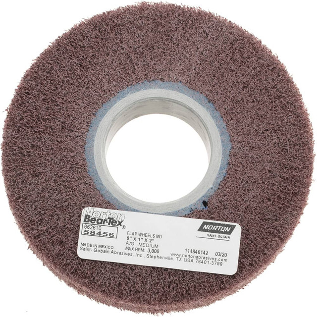 Norton 66261058456 6 x 1" 120 Grit Aluminum Oxide Unmounted Flap Wheel