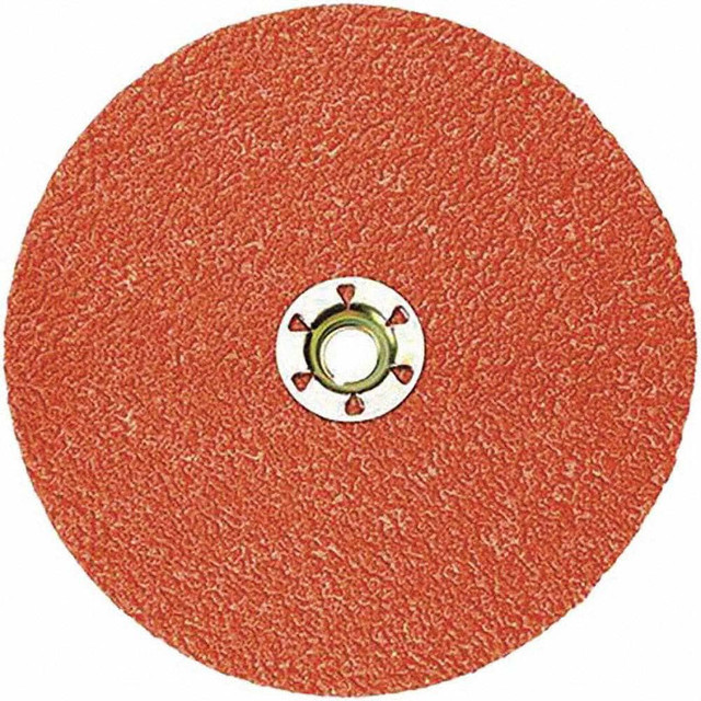 3M 7100099279 Fiber Disc:  7" Disc Dia,  80 Grit,  Ceramic