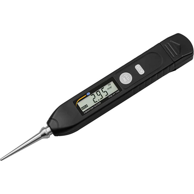 PCE Instruments PCE-VT 1100S Vibration Meters; Meter Type: Vibration Meter; Vibration Meter Pen; Vibration Tester ; Vibration Measurement Range: 1-10 ; Display Type: Digital; LCD ; Measures: Acceleration; Displacement; Velocity; Vibration ; Minimum O