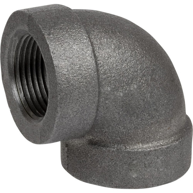 USA Industrials ZUSA-PF-20609 Black Pipe Fittings; Fitting Type: Elbow ; Fitting Size: 1-1/2" ; End Connections: NPT ; Material: Iron ; Classification: 300 ; Fitting Shape: 900 Elbow