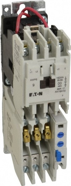 Eaton Cutler-Hammer AN16AN0AC 110 Coil VAC at 50 Hz, 120 Coil VAC at 60 Hz, 9 Amp, Nonreversible Open Enclosure NEMA Motor Starter