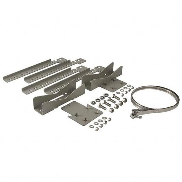 Wiegmann PMKSML Electrical Enclosure Mounting Feet: Steel, Use with Enclosures