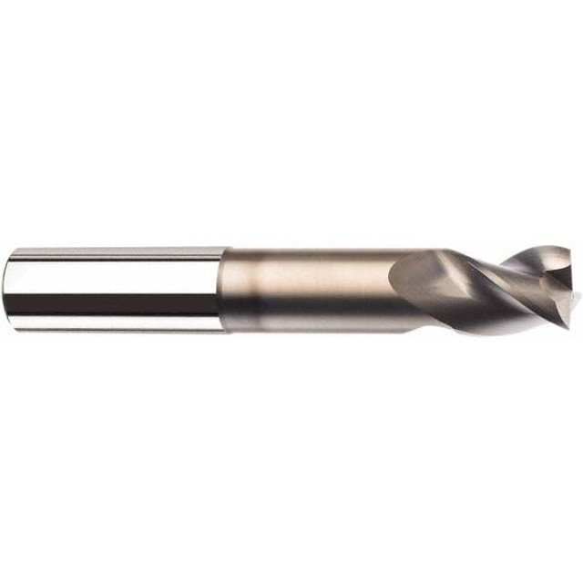 SGS 35602 Corner Radius End Mill: 1/2" Dia, 5/8" LOC, 0.12" Radius, 3 Flutes, Solid Carbide