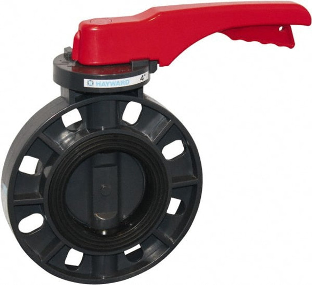 Hayward Flow Control BYCS1030E1LGA Manual Wafer Butterfly Valve: 3" Pipe, Lever Handle