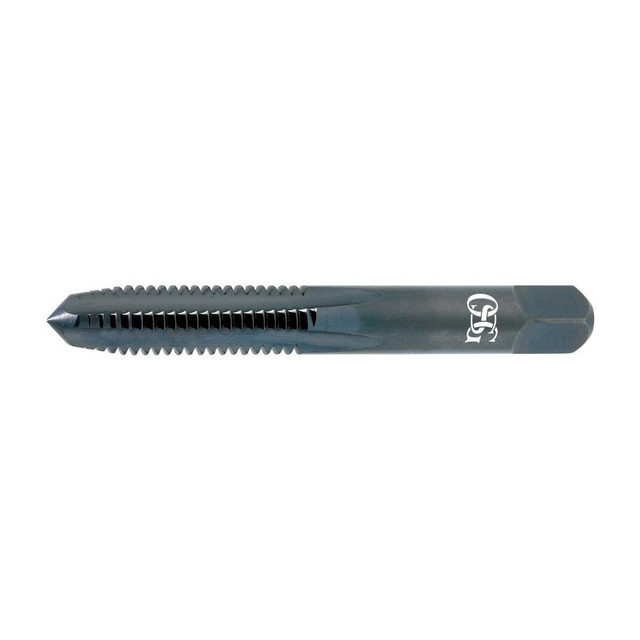 OSG 1013600 Straight Flute Tap: #6-32 UNC, 3 Flutes, Taper, 3B Class of Fit, High Speed Steel, Bright/Uncoated