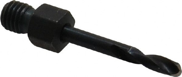 Hertel 08512121 Threaded Shank Drill Bit: #30, 135 &deg; Point, 1/4-28 Shank, High Speed Steel