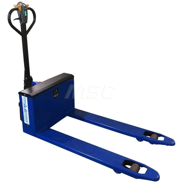 PRO-SOURCE BSTH20 Power Pallet Truck: 4,400 lb Capacity, 27" OAW, 27" Forks