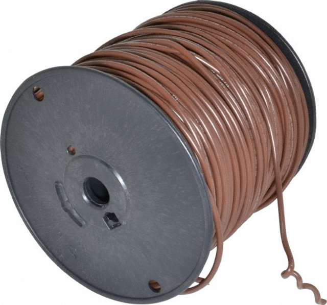 Southwire 411040507 Machine Tool Wire: 12 AWG, Brown, 500' Long, Polyvinylchloride, 0.155" OD