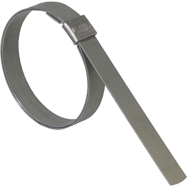 Band-It JS2069 Band Clamps; Clamp Type: Preformed Jr Smooth ID Clamp ; Minimum Diameter (Decimal Inch): 1.7500 ; Minimum Diameter (Fractional Inch): 1-3/4 ; Material: Stainless Steel ; Number of Pieces: 100 ; Material Grade: 201