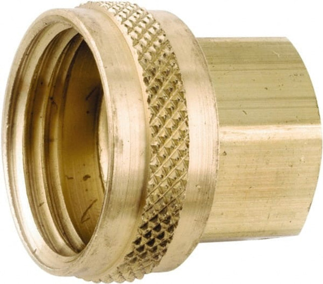 ANDERSON METALS 757401-1208 Female Garden Hose x FIP Swivel: 0.5" Hose, Female Hose to Female Pipe Swivel, Brass