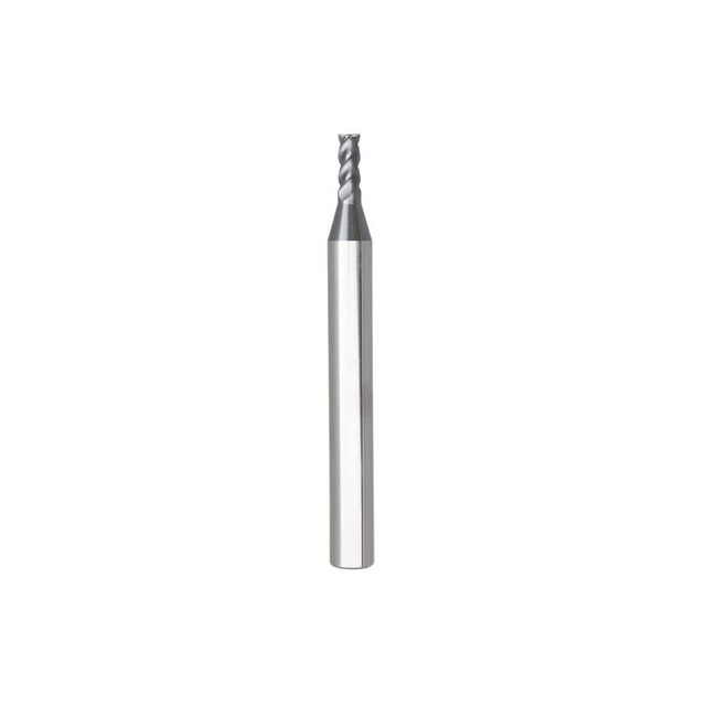 Niagara Cutter 03084140 Corner Radius End Mill: 0.2188" Dia, 7/16" LOC, 0.02" Radius, 4 Flutes, Solid Carbide