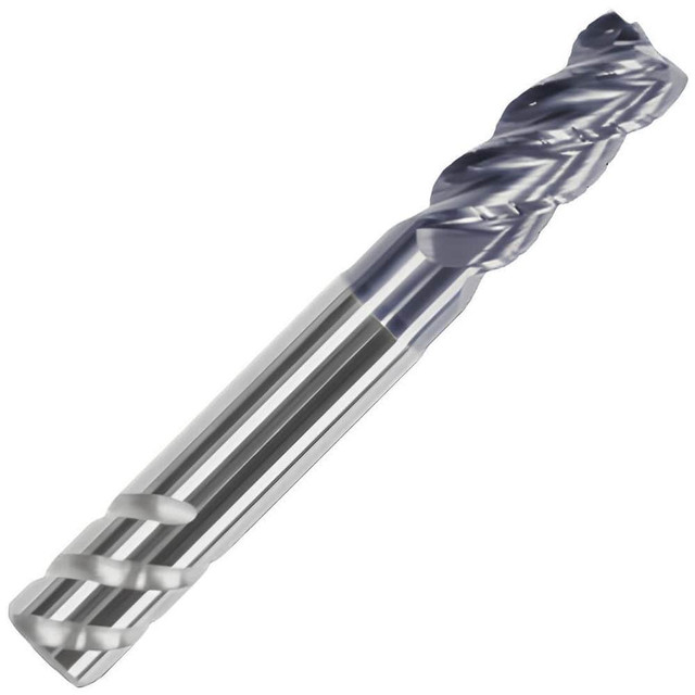 HAIMER F1104NNL1800CAA Corner Chamfer End Mill: 18 mm Dia, 32 mm LOC, 4 Flutes, 0.5 mm Chamfer Width, Solid Carbide