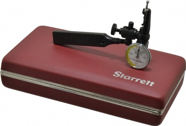 Starrett 52926 Test Indicator Kit: 4 Pc, 15/16" Dial Dia, 0-35-0 Dial Reading