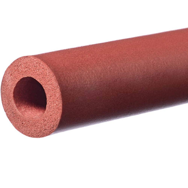 USA Industrials ZUSASSR-T-16 Rubber & Foam Cylinders; Material: Silicone; Cell Type: Closed; Outside Diameter (Inch): 2; Inside Diameter (Inch): 1-1/2; Length (Inch): 120 in; 120; Overall Length: 120 in; Color: Red; Minimum Temperature: -100.00F; Max