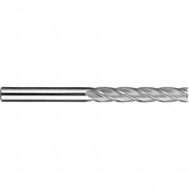 SGS 49401 Square End Mill:  0.1181" Dia, 0.9843" LOC, 0.1181" Shank Dia, 4 Flutes, Solid Carbide