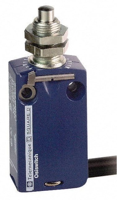 Telemecanique Sensors XCMD21F0L2 General Purpose Limit Switch: DP, NC, End Plunger, Top