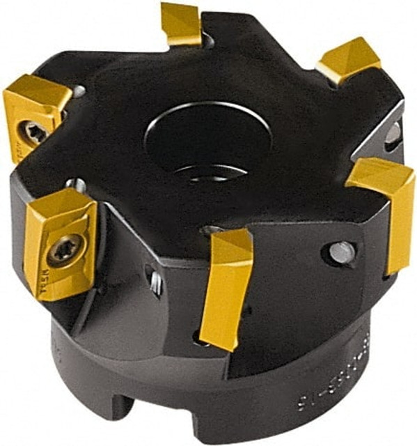 Seco 75011926 63mm Cut Diam, 22mm Arbor Hole Diam, 15mm Max Depth, Indexable Square-Shoulder Face Mill