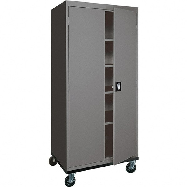 Sandusky Lee TA4R362472-02 Mobile Steel Storage Cabinet: 36" Wide, 24" Deep, 72" High