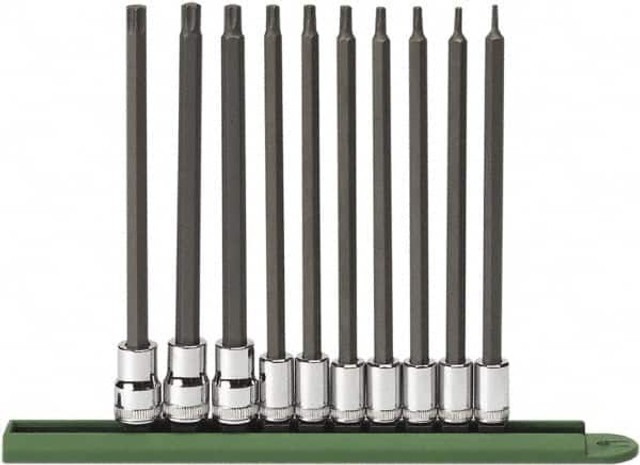 GEARWRENCH 80588 Hex Bit Socket Set: 1/4 & 3/8" Drive, 10 Pc